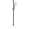 Image de hansgrohe Croma Select S Ensemble de douche Vario EcoSmart 9 l/min avec barre Unica'Croma 90 cm, blanc/chromé, 26573400
