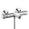 Image de hansgrohe Ecostat Mitigeur thermostatique de baignoire en applique, 13123000,