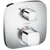 Image de hansgrohe Ecostat E Set de finition pour mitigeur thermostatique encastré avec robinet d'arrêt, chromé, 15707000