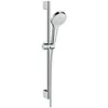 Image de Hansgrohe Ensemble de douche croma select s vario, Plastique, Blanc/Chrome, Ensemble Barre 65 cm