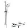 Image de hansgrohe Croma Select S Mitigeur thermostatique de douche en applique, 27013400,