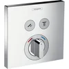 Image de hansgrohe ShowerSelect Set de finition pour mitigeur mécanique encastré avec 2 fonctions, chromé, 15768000