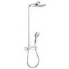 Image de hansgrohe Raindance Select E Colonne de douche en applique avec mitigeur thermostatique, 27283000,