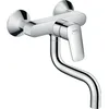 Image de Hansgrohe Mitigeur de Cuisine Logis M31 Montage Mural 1 Jet, Chromé 71836000