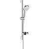 Image de Hansgrohe Set de douche HANSGROHE Croma Select S Vario avec barre Unica'Croma 65 cm et porte-savon blanc/chromé - 26566400, Barre Laiton, douchette ABS, Blanc/Chrome, Ensemble Barre 65 cm Plus Porte savon