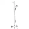 Image de hansgrohe Croma Select S Mitigeur thermostatique de douche en applique, 27247400,