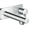 Image de hansgrohe Talis S Mitigeur de lavabo encastré mural, bec 165mm, bonde à écoulement libre, chromé, 72110000