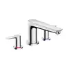 Image de hansgrohe Talis E Robinetterie sur gorge de baignoire, Mélangeur, 71747000,