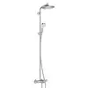 Image de hansgrohe Crometta S Colonne de douche en applique avec bec déverseur, Mitigeur thermostatique, 27320000,