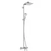 Image de hansgrohe Crometta E Colonne de douche en applique avec bec déverseur, Mitigeur thermostatique, 27298000,