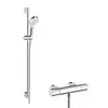 Image de hansgrohe Ecostat Mitigeur thermostatique de douche en applique, 27813400,