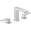 Image de hansgrohe Metropol Mélangeur de lavabo 110, 3 trous poignées manettes, bonde Push-Open, chromé, 32514000