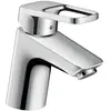 Image de hansgrohe Logis Loop Mitigeur de lavabo 70, avec tirette et vidage synthétique, chromé, 71150000