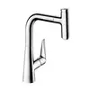 Image de hansgrohe Talis Select M51 Mitigeur de cuisine pivotant, avec douchette extractible, 72822000,
