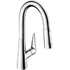 Image de hansgrohe Talis M51 Mitigeur de cuisine 160, avec douchette extractible 2 jets, chromé, 72815000