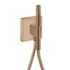 Image de AXOR Starck Organic Set de douche avec raccord mural coudé et support, 2 jets, 12626310,