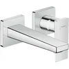 Image de hansgrohe Metropol Mitigeur de lavabo encastré mural, bec 165mm, poignée manette, bonde à écoulement libre, chromé, 32525000