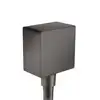 Image de hansgrohe Fixfit Square Raccord mural coudé, 26455340,