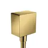 Image de hansgrohe Fixfit Square Raccord mural coudé, 26455990,