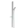 Image de hansgrohe Unica E Barre de douche, avec flexible de douche, avec tablette, 27640000,
