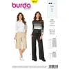 Image de Burda B6613 Patron de Couture Pantalon et Bermuda Papier Blanc 19 x 13 x 1 cm