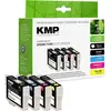 Image de KMP Encre remplace Epson T1291, T1292, T1293, T1294, T1295 compatible pack bundle noir, cyan, magenta, jaune E125V 1617,0050