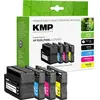 Image de KMP Encre remplace HP 932XL, 933XL, CN053AE, CN054AE, CN055AE, CN056AE compatible pack bundle noir, cyan, magenta, jaune H174V 1725,4005