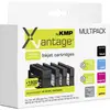 Image de Xvantage Encre remplace HP 953XL, L0S70AE, F6U16AE, F6U17AE, F6U18AE compatible pack bundle noir, cyan, magenta, jaune 1747,4085 1747,4085