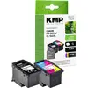 Image de KMP Encre remplace Canon PG-545XL, CL-546XL compatible pack bundle noir, cyan, magenta, jaune C97V 1562,4005