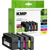 Image de KMP Encre remplace HP 953XL compatible pack bundle noir, cyan, magenta, jaune H166VX 1747,4005