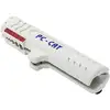 Image de Jokari 30161 PC CAT Dénudeur de câble adapté pour câbles ronds, Câble CAT5, Câble CAT6, Câble CAT7, Câble à paire torsadée 4.5 à 10 mm 0.2 à 0.8 mm²