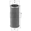 Image de MANN-FILTER Filtre, système hydraulique de travail (Ref: HD 14 002 x)