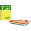 Image de MANN-FILTER C 35 015 Filtre à air - pour Véhicule de tourisme + utilitaires