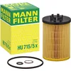 Image de MANN-FILTER HU 715/5 x Filtre à huile - pour Véhicule de tourisme + utilitaires
