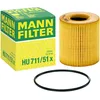 Image de MANN-FILTER HU 711/51 x Filtre à huile - pour Véhicule de tourisme + utilitaires