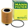 Image de MANN-FILTER HU 712/7 x Filtre à huile - pour Véhicule de tourisme + utilitaires