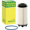 Image de MANN-FILTER PU 834/3 x Filtre à carburant - pour Poids-lourds + Autobus