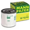 Image de MANN-FILTER W 712/43 Filtre à huile - pour Véhicule de tourisme + utilitaires (Lot de 2)