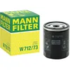 Image de MANN-FILTER W 712/73 Filtre à huile - pour Véhicule de tourisme + utilitaires
