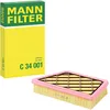 Image de MANN-FILTER C 34 001 Filtre à air - pour Véhicule de tourisme + utilitaires