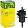Image de MANN-FILTER WK 510 Filtre à carburant - pour Véhicule de tourisme + utilitaires