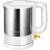 Image de Unold Bouilloire en acier inoxydable 18010 - Blanc - 1,5 l - Prise UE - 2200 W - Flash, socle rotatif à 360° en acier inoxydable - Protection contre le fonctionnement à sec - Arrêt automatique -