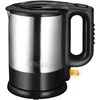 Image de Unold Bouilloire 18015 - En acier inoxydable - Noir - 1,5 l - Prise UE - 2200 W - Flash, socle rotatif à 360 ° - Protection contre le fonctionnement à sec - Arrêt automatique - Filtre anti-calcaire