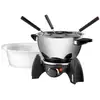 Image de Unold 48615 Appareil à fondue 500 W avec réglage manuel de la température noir, argent