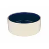 Image de TRIXIE Gamelle, céramique, 1 l/ø 18 cm, crème/Bleu