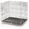 Image de TRIXIE Caisse pour chien Home   S : 64 × 54 × 48 cm   cage pliable avec 2 portes & fermetures de sécurité, caisse galvanisée avec bac stable pour la maison & en déplacement   3922