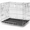 Image de Box pour chien TRIXIE Home - Taille M : 78 x 62 x 55 cm - hébergement temporaire à la maison - 1 porte à l'avant et 1 sur le côté - pliable - bac de sol - 3923