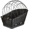Image de Trixie Panier vélo Osier pour Chiens   Noir   8 kg, 35 × 49 × 55 cm