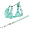 Image de TRIXIE Harnais souple chiot Junior avec laisse, S-M : 26-34 cm, 2,00 m, Mint, 15565, sangles réglables en continu, en maille, laisse réglable en 3 positions