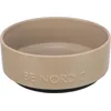 Image de Trixie BE Nordic 24527 Gamelle Moderne en céramique pour Grands Chiens de 18 cm de diamètre avec revêtement en Caoutchouc antidérapant Taupe 1200 ML